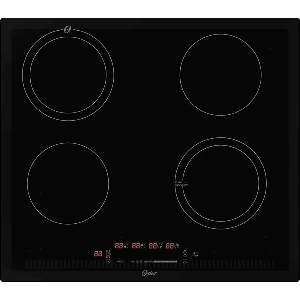 Kit Cooktop por Indução 4 Bocas e Coifa de Parede 90 cm Oster