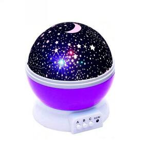 Luminaria Projetor Estrela 360 Galaxy Star Master Lilás