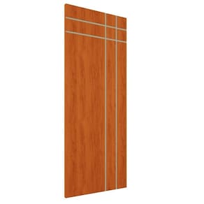 Porta De Madeira Frisada U.v 210cm X 90cm - R40t Mogno