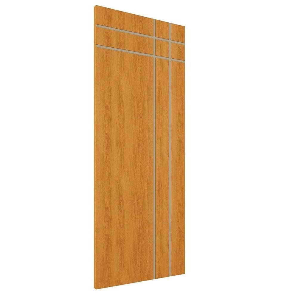 Porta De Madeira Frisada U.v 210cm X 80cm - R40t Cerejeira