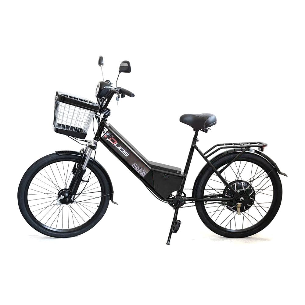 Bicicleta Elétrica - New Confort 800w - Preta - Duos Bikes