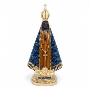 Estátua Nossa Senhora Aparecida Proteção no Lar 24 cm