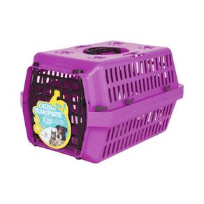 Caixa de Transporte Rosa Pet Animal Pequeno N1 Alvorada