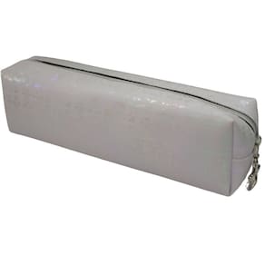 Estojo Multiuso Brilhante c/ Zíper 2450311 Branco - Quanhe