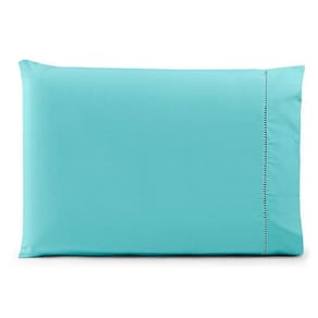 Fronha Avulsa 70cm X 50cm 1 Peça Paris Percal 150 Fios 100% Algodão - Verde Tiffany