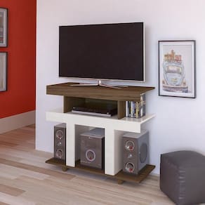 Rack 2 Gavetas Para Tvs 65 Polegadas Córdoba Carvalho Terracota