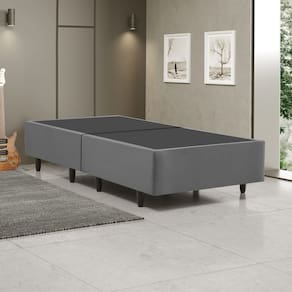 Base Box Dobrável Solteiro para Colchão 88x188cm Compacto