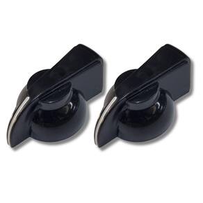 Kit 2 Knob Chicken Head Amplificador Pedal Abs Preto