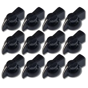 Kit 12 Knob Chicken Head Amplificador Pedal Abs Preto