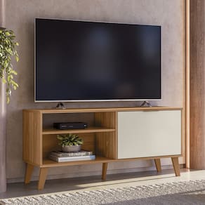 Rack Bancada Madri Para Tv Até 50 Polegadas Sala De Estar