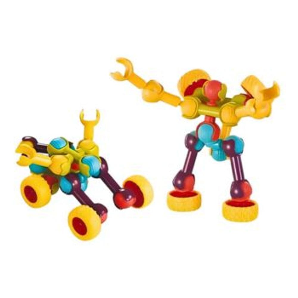 Blocks de Montar e Encaixar Pakitoys com 29 Pecas Articuladas Brinquedo Recreativo