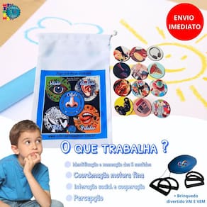 Saquinho Interativo Jogos E Brincadeiras Cognitivas Autistas