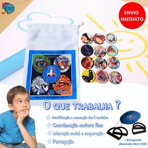 Saquinho Interativo Jogos E Brincadeiras Cognitivas Autistas