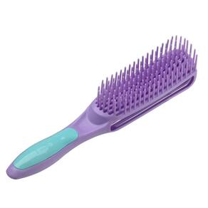 Escova de Cabelo para Cabelos Cacheados Desembaraçadora Dompel Caracol Lilas