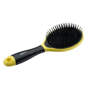 Escova de Cabelo Oval Desembaraçadora Dompel Hair Premium Amarelo
