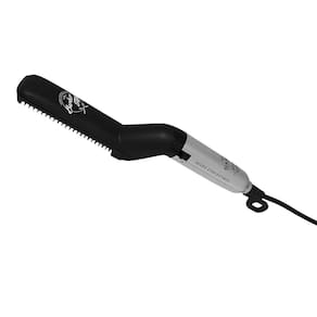Escova Alisadora Barber Style com Thermal Plus Preto/Prata Bivolt