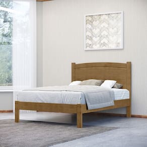 Cama Casal 1,40 Linha Bronze em Madeira Maciça 1149FN Freijó Finestra