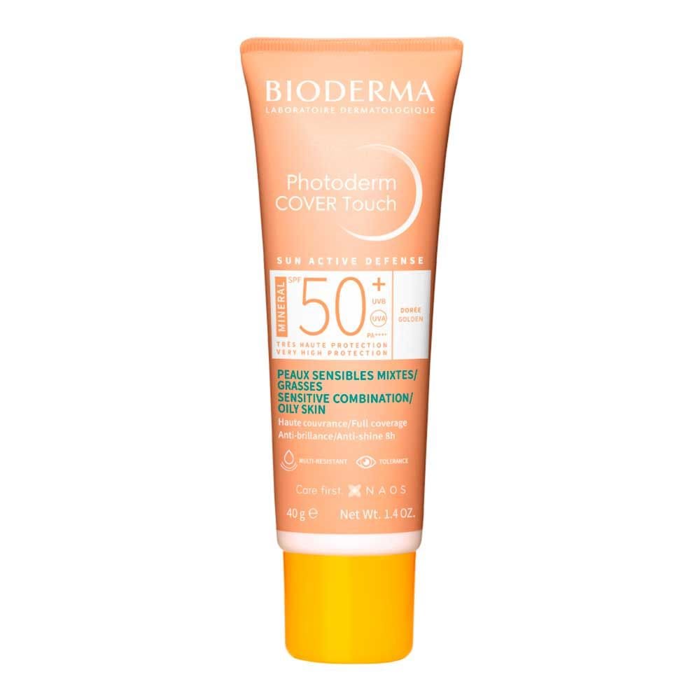 Bioderma Photoderm Cover Touch Mineral FPS 50+ Cor 3.0 Protetor Solar com Cobertura Total 40g