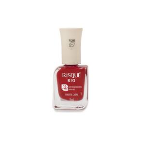 Esmalte Risqué Bio Vermelho Cremoso Cor Pimenta Caiena 9ml