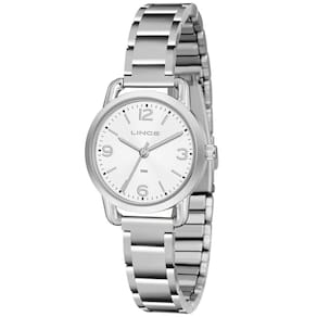 Relogio Feminino Lince Prata Fundo Prata Fosco LRMJ071L B2SX