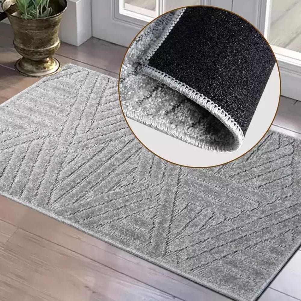 2 Tapete Porta Capacho Antiderrapant Grande 50X100 Js Tr M51