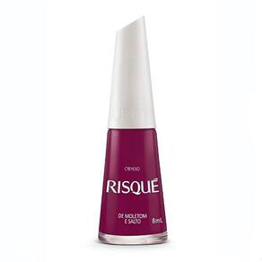 Esmalte Risqué Vinho Cremoso Cor De Moletom e Salto 8ml