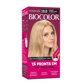 Tintura Creme Biocolor Super Louro Exuberante 10.0 Mini Kit