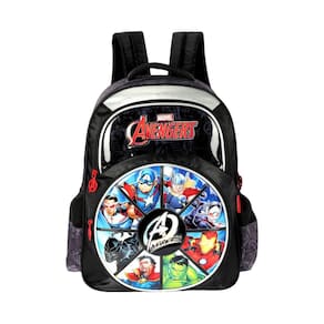 Mochila De Costas Escolar Infantil Avengers - Preto