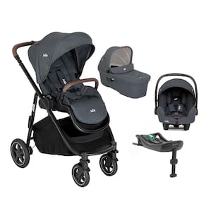 Conjunto Carrinho Joie Versatrax Moonlight Trio c/ ISOFIX