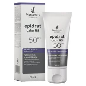 Epidrat Calm B5 Protetor Solar Hidratante FPS 50 Pele Sensível e Sensibilizada 50ml