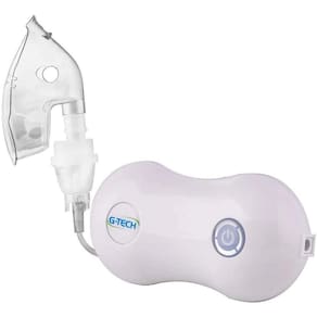 Aparelho Portátil Inalador Nebulizador Compressor Ultrassônico Bivolt Silencioso Infantil E Adulto Compact DC2