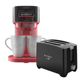 Kit Croc CadenceCafeteira Single Up E Torradeira Croc 220V