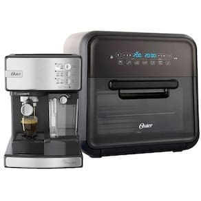 Kit Fritadeira Super Fryer E Cafeteira Nova Primalatte Oster 110V
