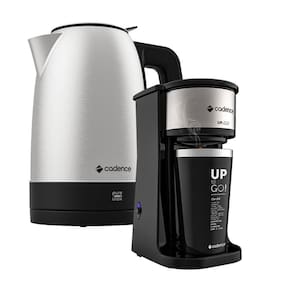 Kit Cafeteira Up To Go E Chaleira Elétrica Pure Inox Cadence 220V
