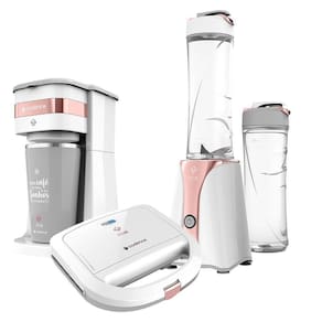 Kit Cadence Dream Rosé Gold Blender Cafeteira Sanduicheira 110V