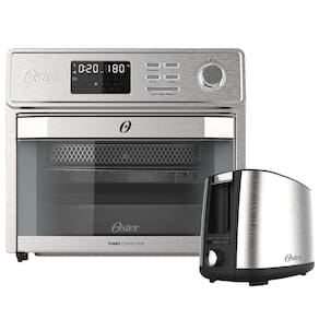 Kit Forno E Fryer 25L E Torradeira Inox Oster 110V