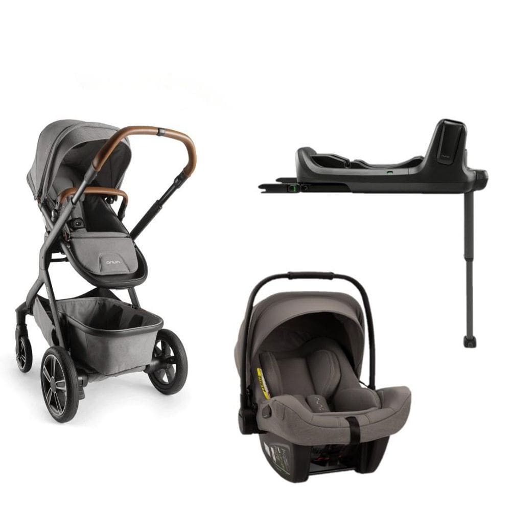 Kit Nuna Demi Grow + Bebê Conforto Pipa Next Granite ISOFIX
