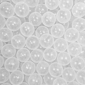 100 Bolinhas De Piscina Transparentes Que Não Amassam