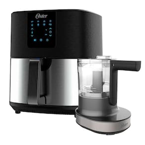 Kit Black Inox Oster Fritadeira Ultra Digital E Processador 110V