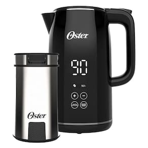 Kit Chaleira Digital 1,7L E Moedor De Café Inox Oster 220V