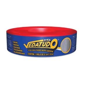 Fita Adesiva Aluminizada DRYKO 05CM X 10M Rolo Vedatudo