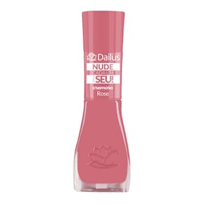 Esmalte Dailus Color Nude Cada um Tem o Seu Cor Rose com 8ml