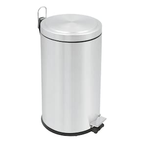 Lixeira Inox com Pedal 20 L Brasil Plus Tampa com Amortecedor Tramontina 94538520