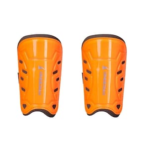 Caneleira Iron Laranja para Futsal, Society e Campo