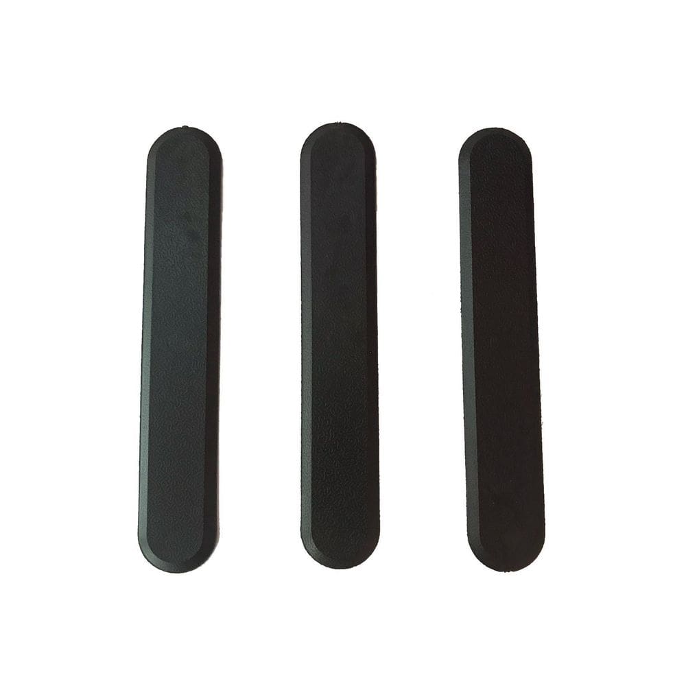 Sinalização Tatil Direcional Preto Com Dupla Face Ml