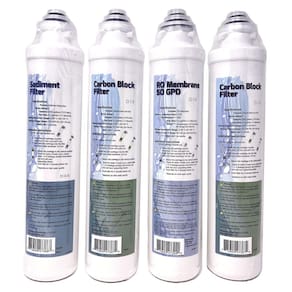 Kit de filtro de reposição Pura/Aqua flo QCRO 50 GPD