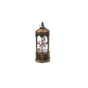 Lanterna de Natal Decorada Le com Led 6,3x6,3x14cm - Item Variado