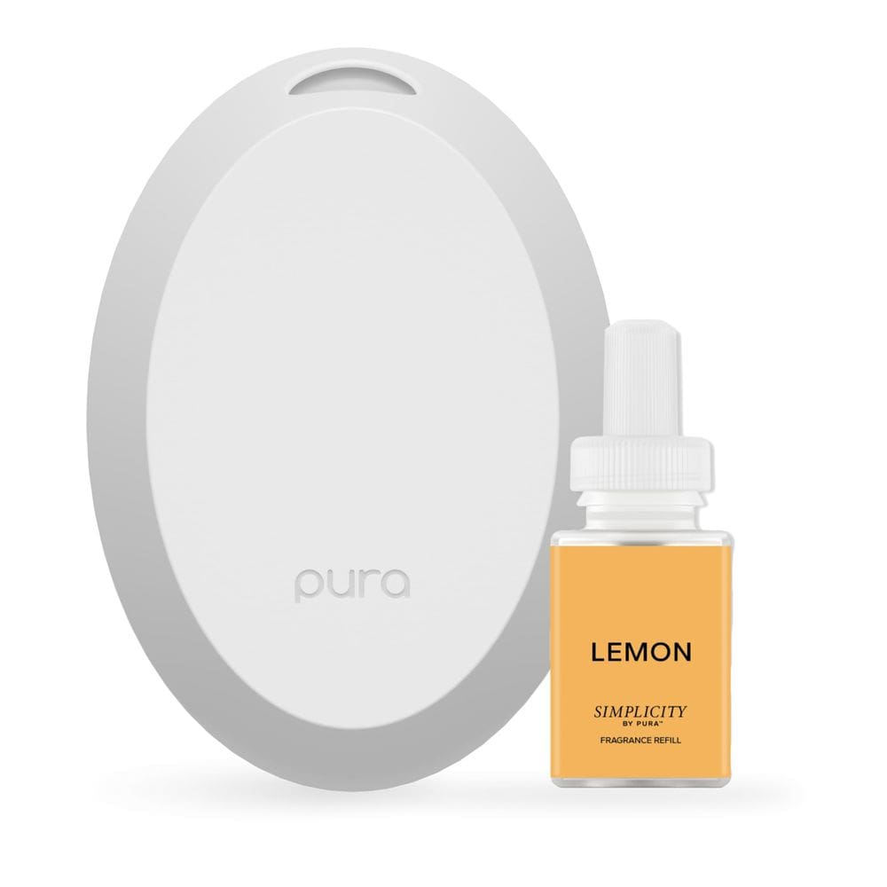 Difusor de fragrâncias inteligente Pura Mini para espaços pequenos, limão