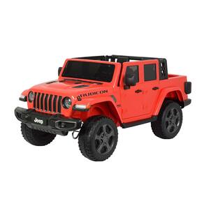 Carro Eletrico Jeep Gladiator Rubicon Vermelho C/ Remoto 12V