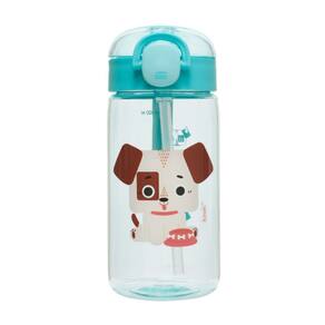 Garrafa com Canudo 460ml Cachorro Théo - Kouii